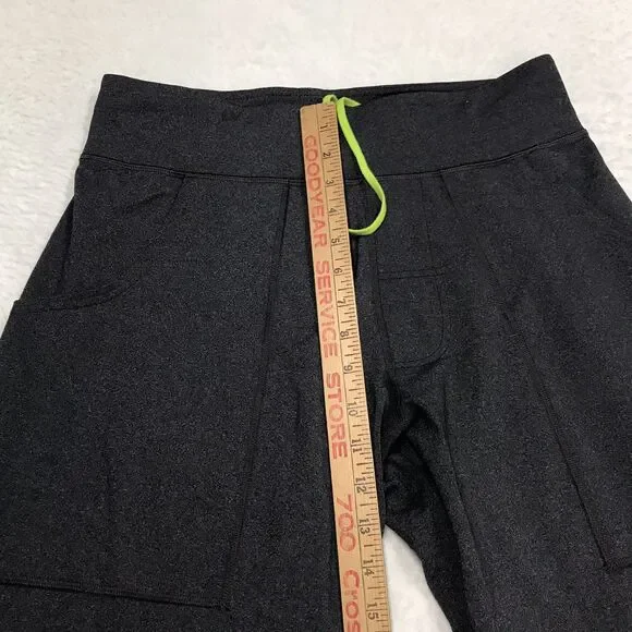 LULULEMON Jogger Men M Black Relaxed Fit Straight Leg Drawstring Trouser Pants - Picture 8 of 14